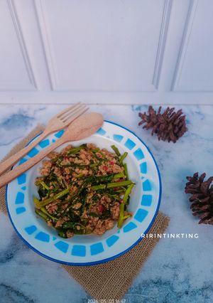 Foto resep Tumis Kangkung Oncom