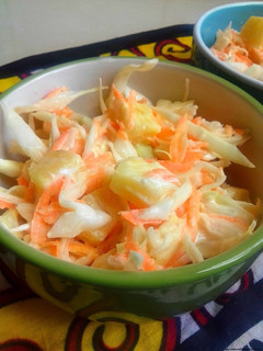 A picture of Pineapple Coleslaw Salad.
