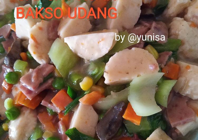 Resep Capcay Kuah Bakso Udang yang Lezat