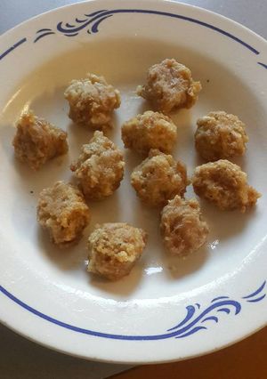 Foto resep Bakso goreng mudah tanpa food processor