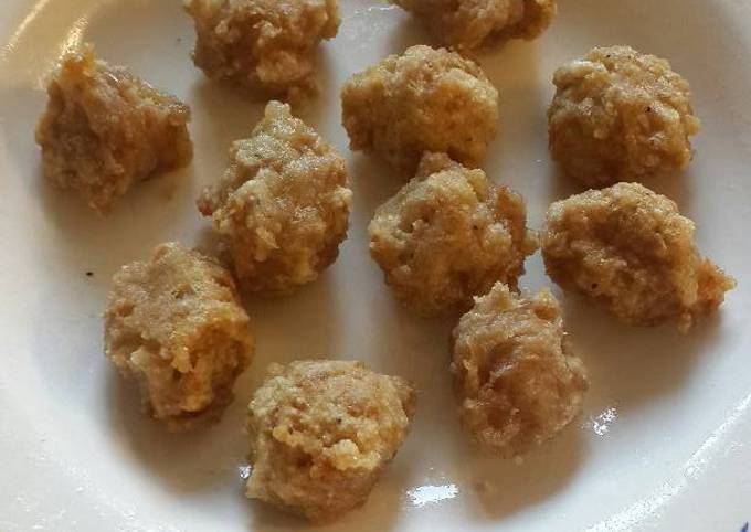 Resep Bakso Goreng Mudah Tanpa Food Processor Oleh Irene Bianca Cookpad
