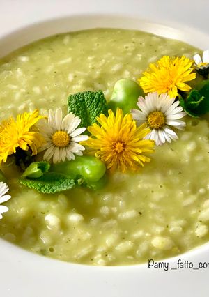 Foto di Risotto fave e pecorino