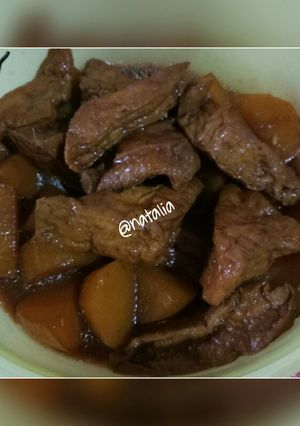 Foto resep Semur tahu kentang sederhana