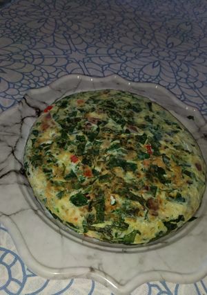 Una foto de Tortilla de espinacas