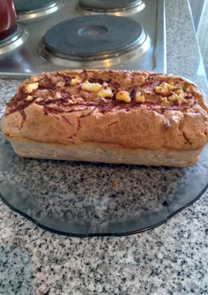Una foto de Budín de ricota con remolacha con harinas saludables