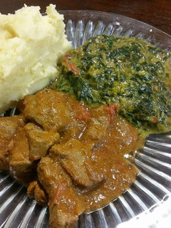 A picture of Liver Stew with Mrenda.