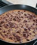 Brownie en sartén (de avena y plátano)