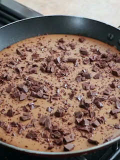 Una foto de Brownie en sartén (de avena y plátano)