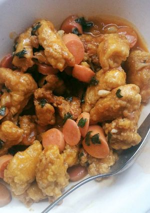 Foto resep Ayam saus mentega asam manis