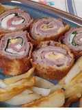 Flamenquines con 2 rellenos