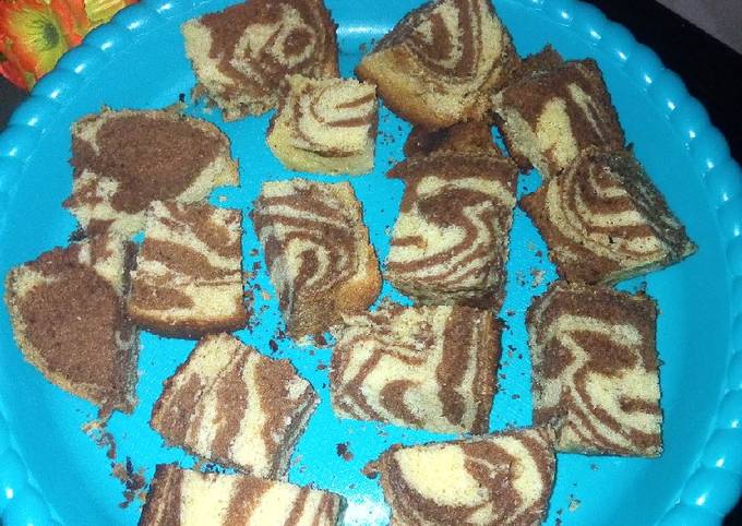 How to Prepare Quick Zebra cake