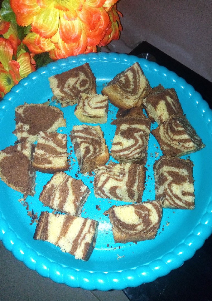 A picture of Zebra cake.