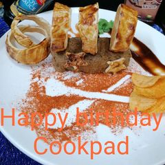 A picture of SMOKY kababs with BBQ CRISP.