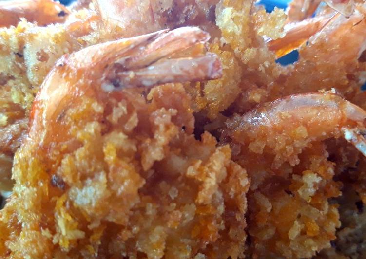 Resep Shrimp Bread Crumb (Udang goreng tepung panir) Jadi, Bikin Ngiler