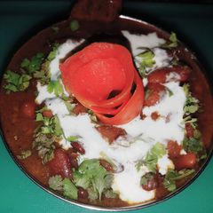 A picture of Creamy Rajma curry.