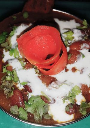 A picture of Creamy Rajma curry.