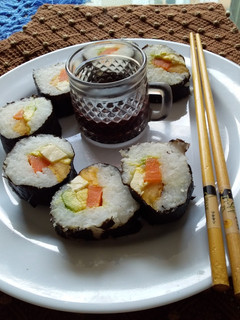 Una foto de Sushi Vegetariano a la Japonesa