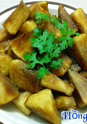 Hình của món Sake Kho Chay.