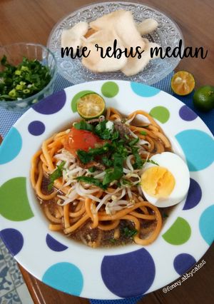Foto resep Mie rebus medan
