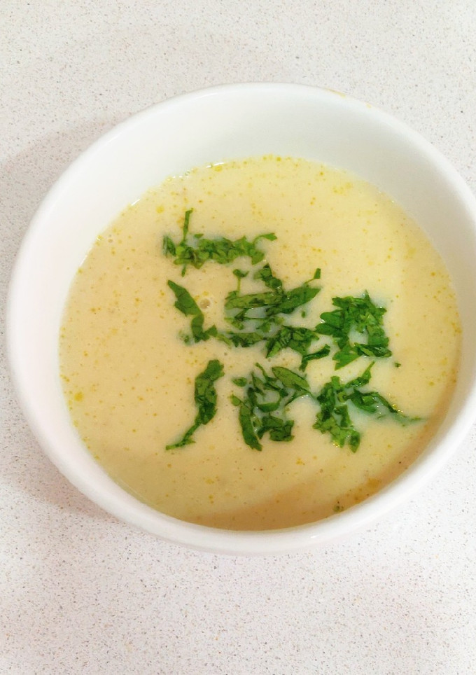 Una foto de Crema de topinambur