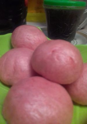 Foto resep Bak pao strawberry coklat "empuk"