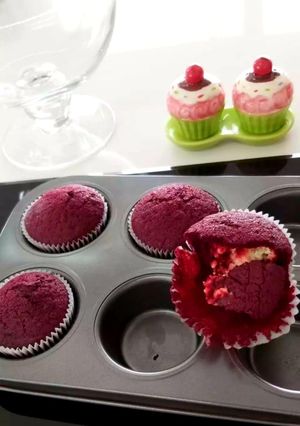 Φωτογραφία της συνταγής New York red velvet cupcakes