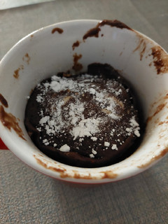 Una foto de Mug cake en taza