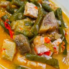 A picture of Lodeh Terong Kacang Diet Friendly.