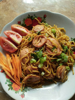 Foto resep Mie goreng kampung