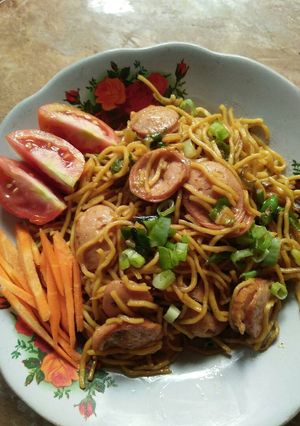Foto resep Mie goreng kampung