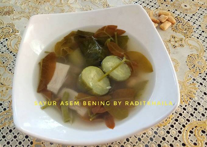 Cara Gampang Menyiapkan Sayur asem bening Anti Gagal