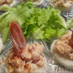 A picture of Prawn cocktail starter.