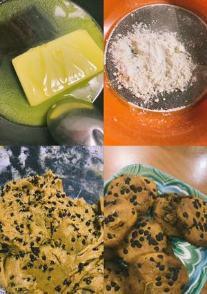 Hình của món Chocolate chip cookies (nồi chiên không dầu).