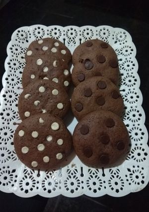 Una foto de Galletas de cacao con chips