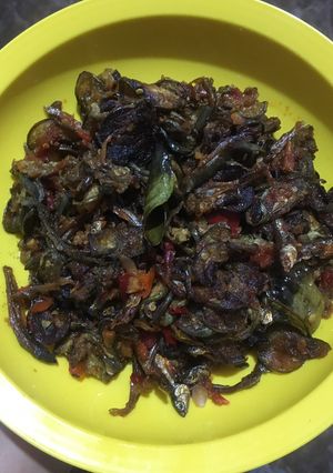 Foto resep Balado terong dan teri