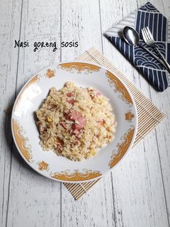 Foto resep Nasi goreng sosis