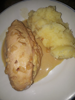 Una foto de Pechuga rellena a la mostaza
