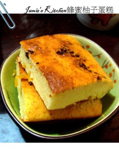 蜂蜜柚子蛋糕 的食譜成品照片