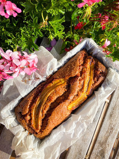 Una foto de Healthy banana bread