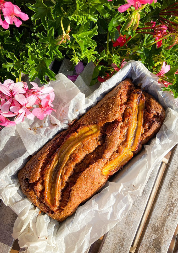 Una foto de Healthy banana bread