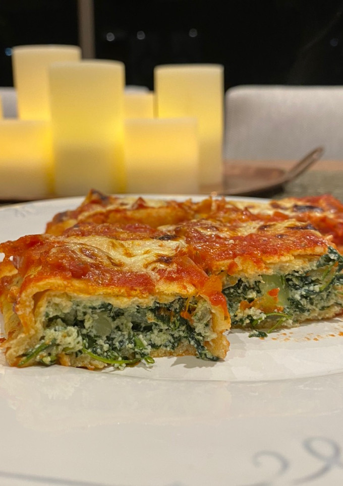 Una foto de Canelones keto