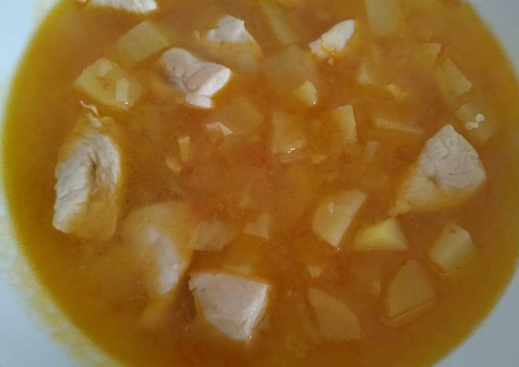 Solomillo de pavo en salsa