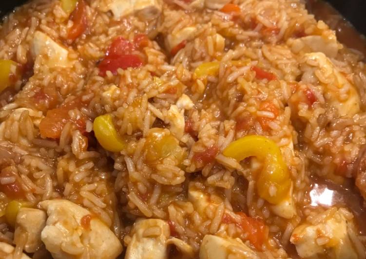 Recipe of Speedy Chicken &amp; chorizo jambalaya