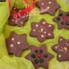 A picture of Christmas star Millet cookies.