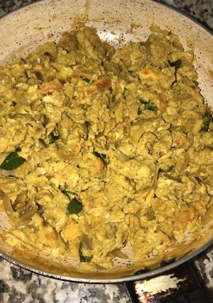 A picture of Andhra Style Egg Bhurji.