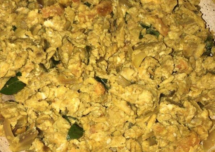 Andhra Style Egg Bhurji