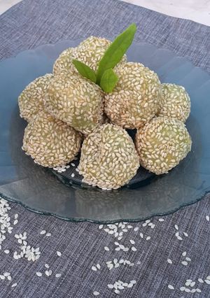 Foto resep Onde Onde Pandan