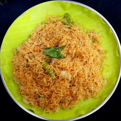 A picture of Foxtail millet vermicelli upma.