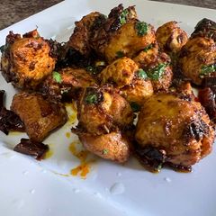 A picture of Chicken chinthamani.