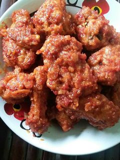 Foto resep AYAM CRISPY SAUS PEDAS ala richeese